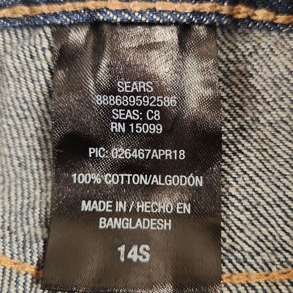 Vintage Sears Roebuck Slim Straight Jeans 14S - Picture 9 of 9